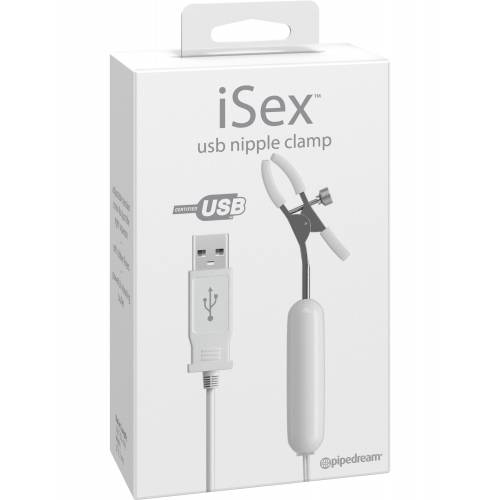 Виброзажимы для сосков iSex (USB-зарядка)