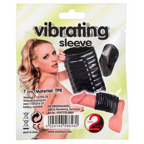 Вибронасадка на пенис Vibrating Sleeve