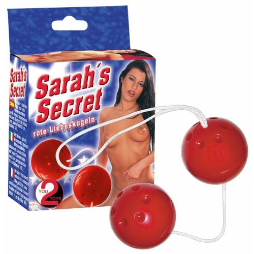 Шарики вагинальные Sarah's Secret красные