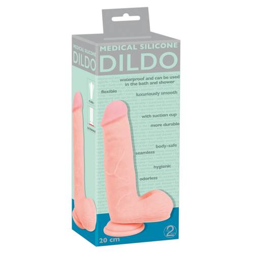 Фаллоимитатор реалистик Medical Silicone Dildo 20см