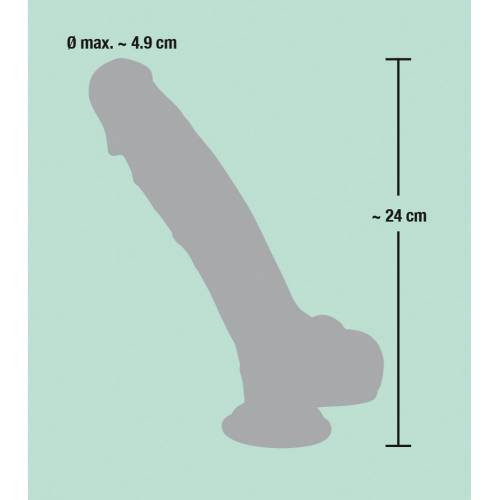 Фаллоимитатор реалистик Medical Silicone Dildo 24см