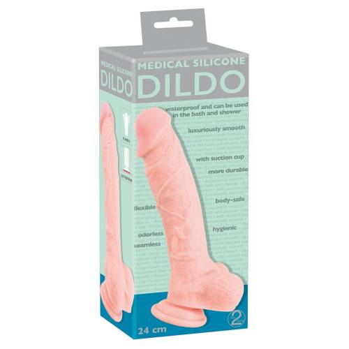 Фаллоимитатор реалистик Medical Silicone Dildo 24см