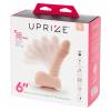 Вибратор UPRIZE Realistic Dildo 6" телесный