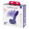 Вибратор UPRIZE Realistic Dildo 6" фиолетовый