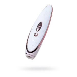 Вибратор Satisfyer Luxury Pret-a-porter, с вакуум-волновым бесконтактным стимулятором,силикон,белый,22см