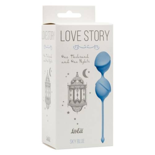 Вагинальные шарики Love Story One Thousand and One Nights Sky Blue