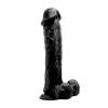 Фаллоимитатор Realistic Cock 11" With Scrotum Black