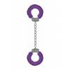 Кандалы Beginner's Legcuffs Furry Purple