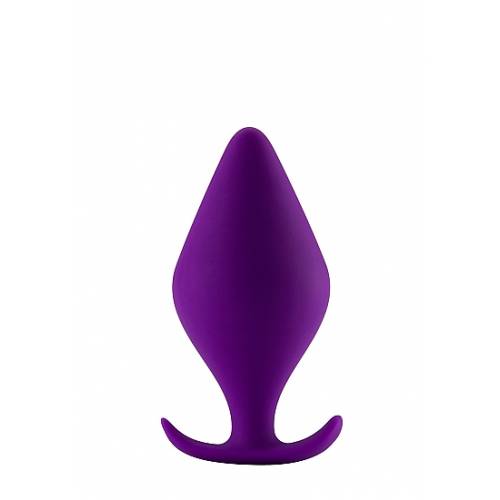 Анальная пробка Butt Plug with Handle Small Purple