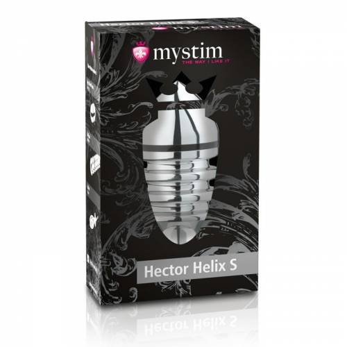 Стимулятор анальный Mystim Hector Helix S электропроводящий
