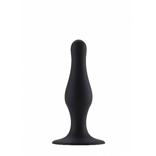 Анальная пробка Butt Plug with Suction Cup Smalll Black