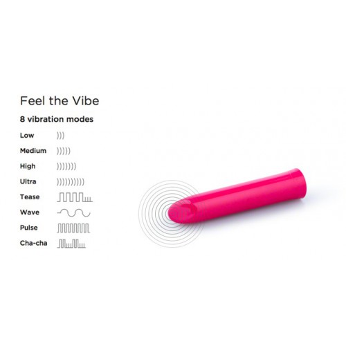 WE-VIBE Tango Pink Вибратор  USB rechargeable розовый