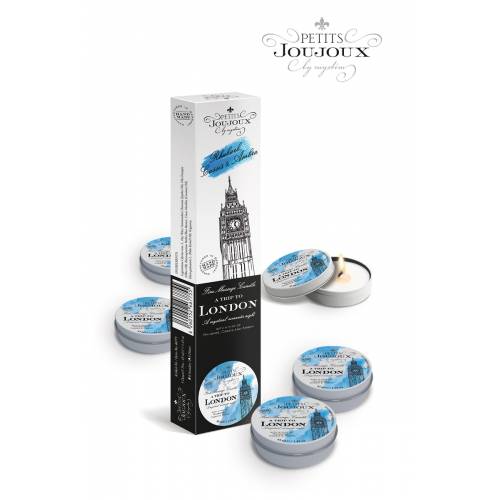 Набор из 5 свечей 33 гр. PETITS JOUJOUX LONDON REFILL