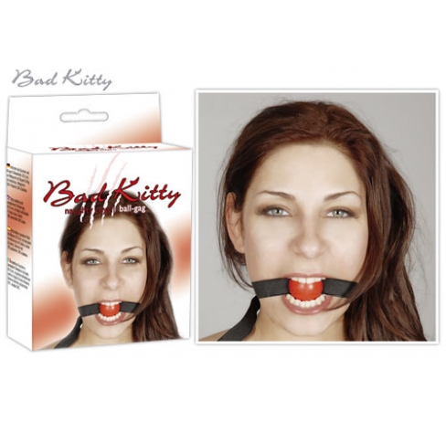 BDSM Кляп Bad Kitty Gag red