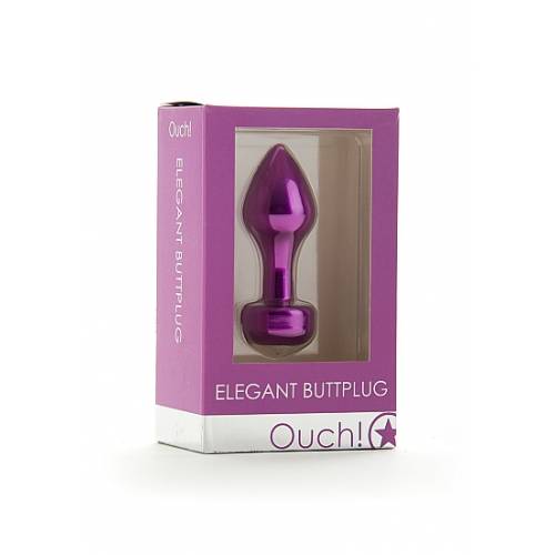 Анальный плаг Elegant Purple