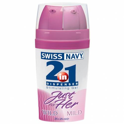 Возбуждающее средство Swiss Navy 2В1 Just For Her для нее с двумя дозаторами 2х25мл