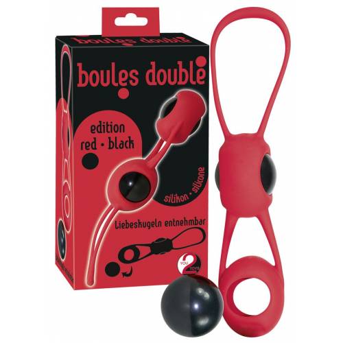 Шарики вагинальные Boules Doubl красные