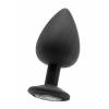 Анальная пробка OUCH! Extra Large Diamond Butt Plug Black