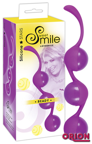 Шарики вагинальные SMILE BEADY 3 шт. малиновые