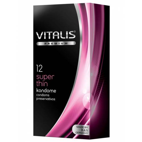 Презервативы супертонкие VITALIS №12 Super thin