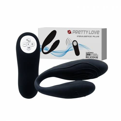 Вибромассажер для пар с ДУ, 30 ф-ций, перезаряжаемый PRETTY LOVE INDULGENCE PLUS