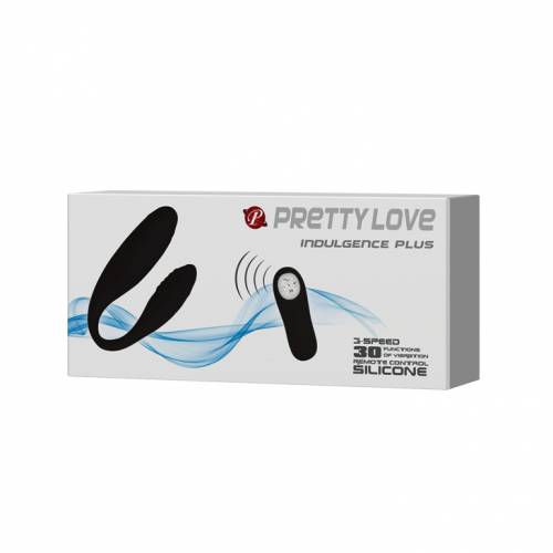 Вибромассажер для пар с ДУ, 30 ф-ций, перезаряжаемый PRETTY LOVE INDULGENCE PLUS