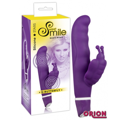 Smile Вибратор Butterfly фиолетовый