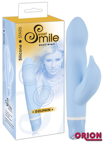 SMILE Вибратор DOLPHIN голубой