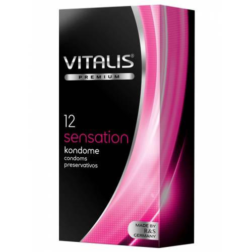 Презервативы VITALIS №12 Sensation с кольцами и точками