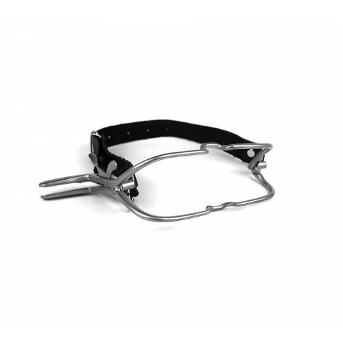 Расширитель для рта металлический Jenning mouth gag with belts