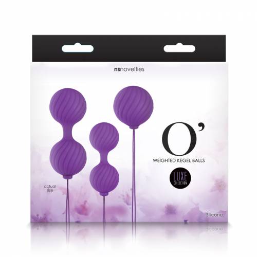 Набор вагинальных шариков Luxe - O' - Weighted Kegel Balls - Purple