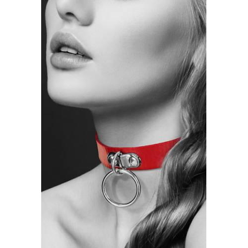 Чокер с кольцом COLLIER FETISH ROUGE