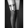 Гартер Bijoux Pour Toi с бантиком и шипами GARTER WITH HEART BLACK