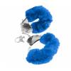 Меховые наручники-металл голубые Fetish Fantasy Series Original Furry Cuffs Blue