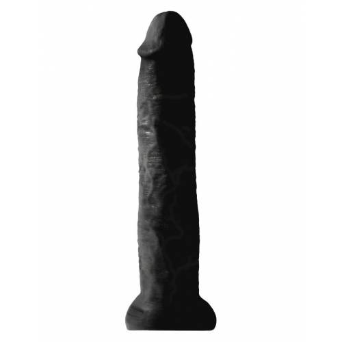 Фаллоимитатор-гигант на присоске черный King Cock 13 Cock Black