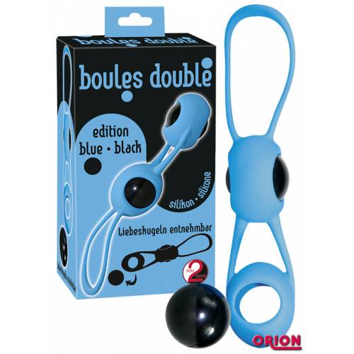 Шарики вагинальные Boules Doubl синие