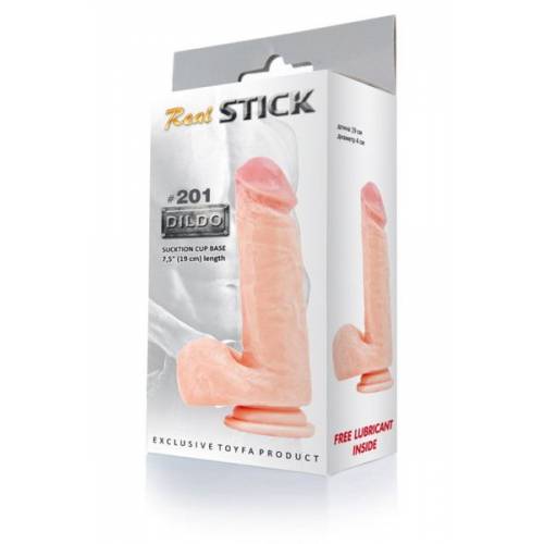 Фаллоимитатор RealStick #201 телесный 19 см