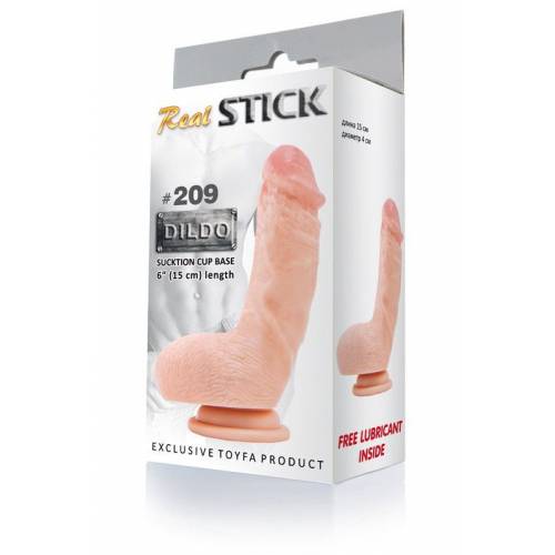 Фаллоимитатор RealStick #209 телесный 15 см