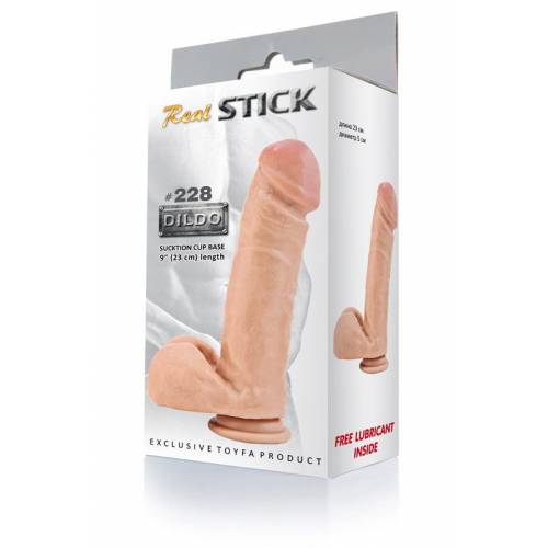 Фаллоимитатор RealStick #228 телесный 23 см