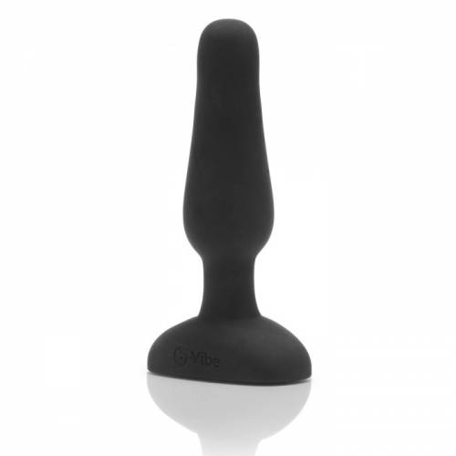 Анальная вибровтулка Novice Plug Black b-vibe, c римминг эффектом