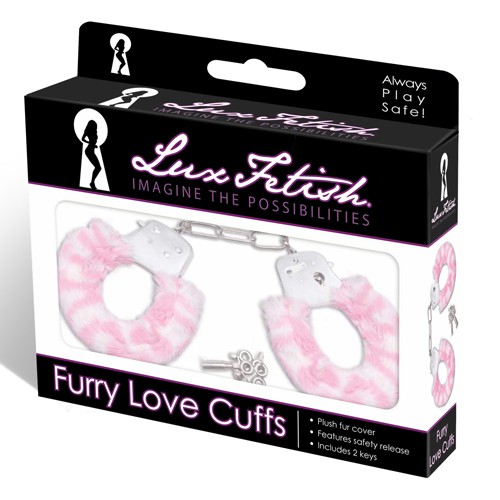 Наручники Furry Love Cuffs, розовые