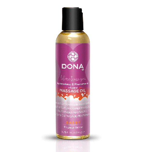 Массажное масло DONA Scented Massage Oil Sassy Aroma: Tropical Tease 125 мл