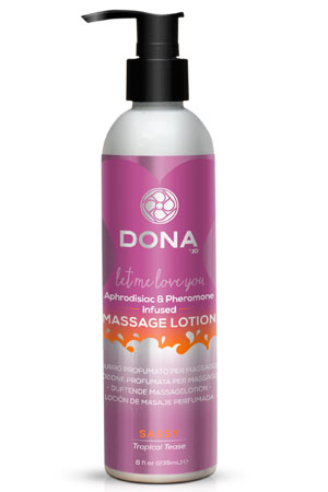 Увлажняющий лосьон для массажа DONA Massage Lotion Sassy Aroma: Tropical Tease 235 мл