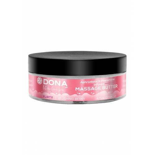 Увлажняющий крем-масло для массажа DONA Massage Butter Flirty Aroma: Blushing Berry 115 мл