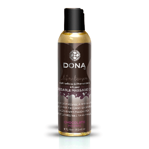 Вкусовое массажное масло DONA Kissable Massage Oil Chocolate Mousse 125 мл