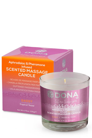 Массажная свеча DONA Scented Massage Candle Sassy Aroma: Tropical Tease 135 г