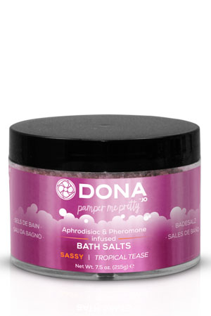 Соль для ванны меняющая цвет воды DONA Bath Salt Sassy Aroma: Tropical Tease 215 г