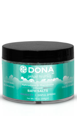 Соль для ванны меняющая цвет воды DONA Bath Salt Naughty Aroma: Sinful Spring 215 г