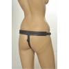 Трусики Kanikule Leather Strap-on Harness vac-u-lock Anatomic Thong черный