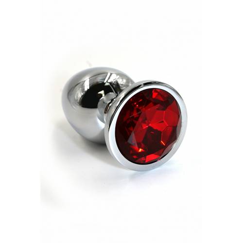 Анальная пробка "Small" из аллюминия red